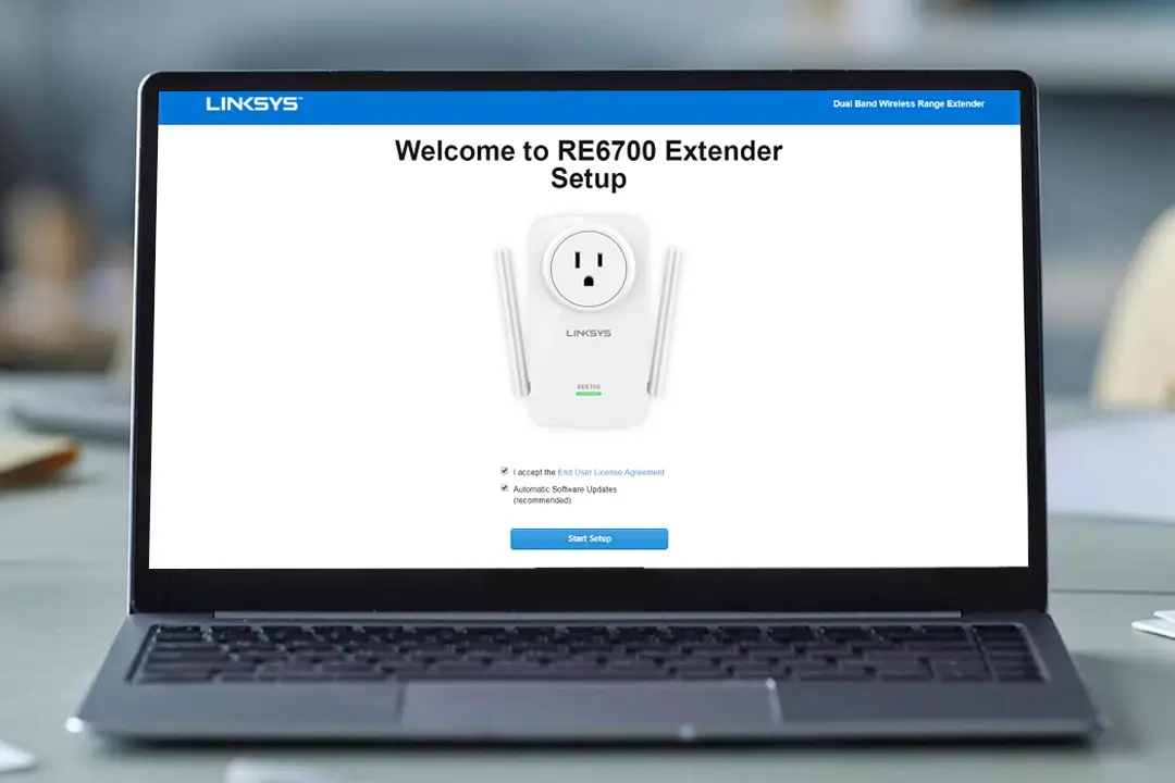 Linksys Extender RE6700 Setup Through the Web Browser