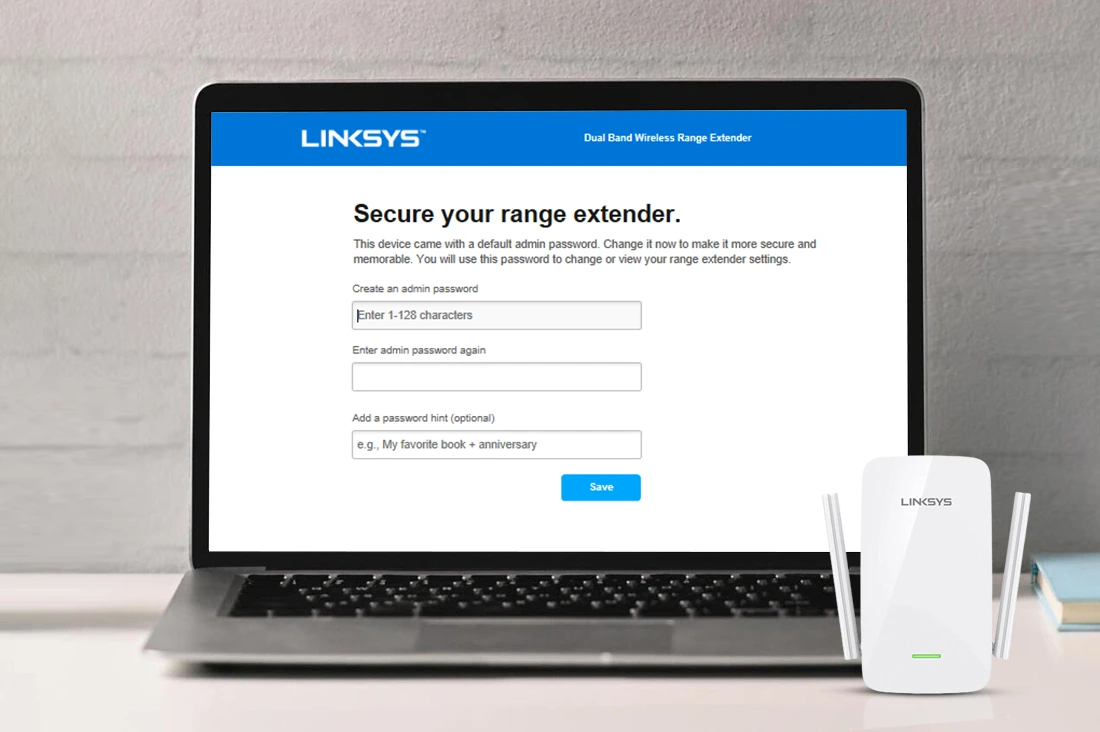 Changing the Password Of Your Extender Linksys RE6400