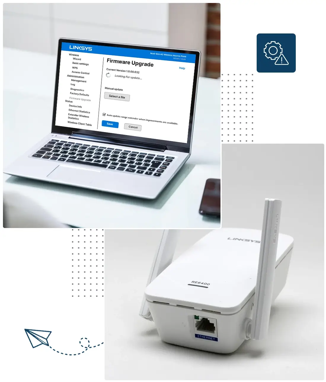 How To Troubleshoot Linksys Extender RE6400 Setup Issues