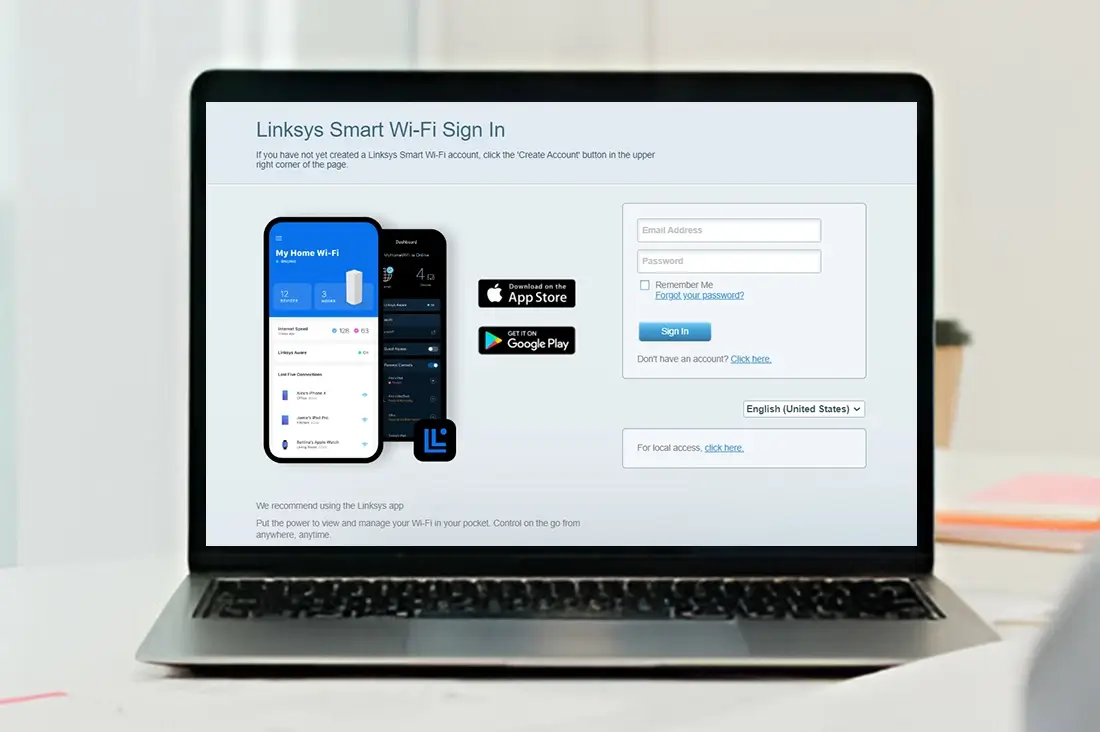 Login to Linksys Velop through Web Browser